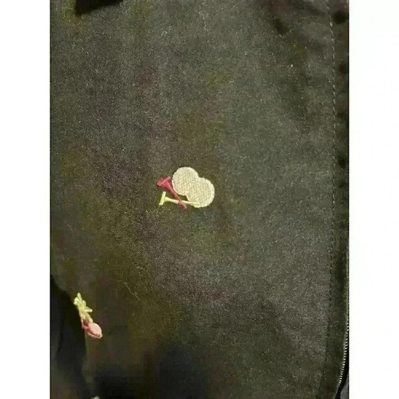 K.T. Golf by Keneth Tool Petite Small Women's Black Zip Up Jacket Windbreaker - Picture 4 of 10